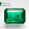 esmeralda colombiana rectangular de 5.07 kilates colombian emerald