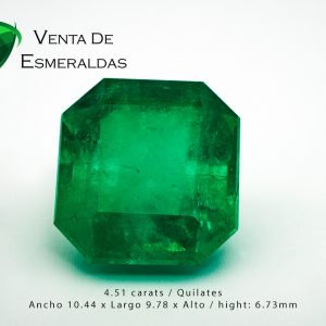 esmeralda colombiana de 4 quilates colombian emeral 4 carats