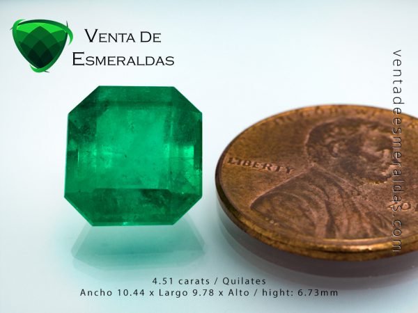 esmeralda colombiana de 4 quilates colombian emeral 4 carats