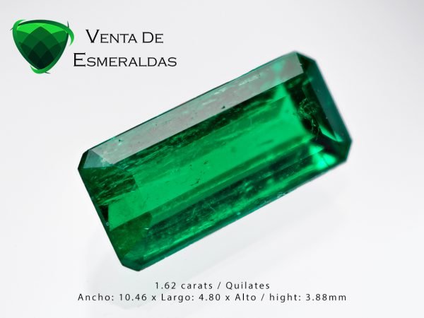 esmeralda colombiana de 1.62 alta calidad colombian emerald