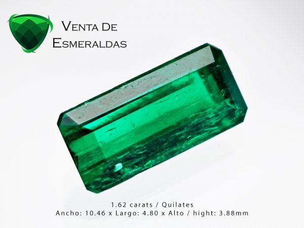 esmeralda colombiana de 1.62 alta calidad colombian emerald