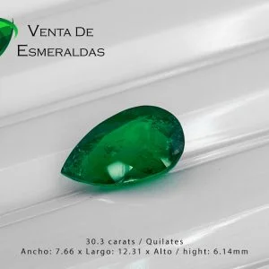 esmeralda-talla-lagrima-de-3.03 quilates precio