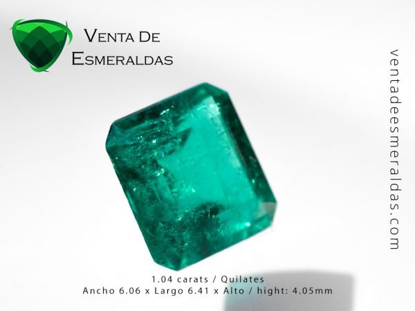 esmeralda colombiana de 1.04 quilates colombian emerald