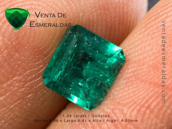 esmeralda colombiana de 1.04 quilates colombian emerald