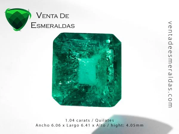 esmeralda colombiana de 1.04 quilates colombian emerald