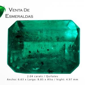 esmeralda colombiana de 2 quilates esmeralda colombiana de 2 quilates