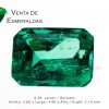 esmeralda colombiana talla rectangular colombian emerald