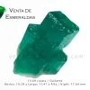 esmeralda en bruto canutillo rough emerald