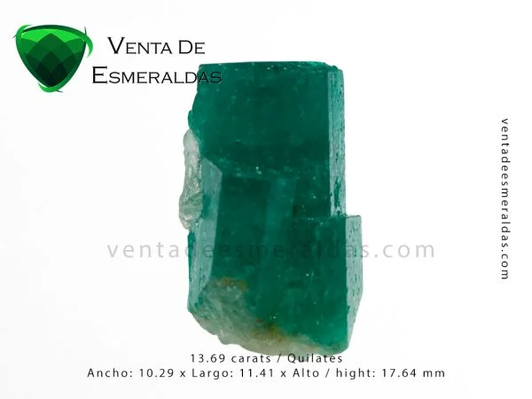 esmeralda en bruto canutillo rough emerald