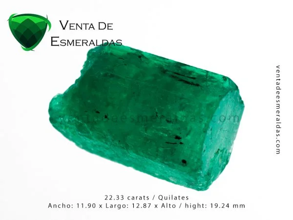 esmeralda en bruto , rough colombian emerald