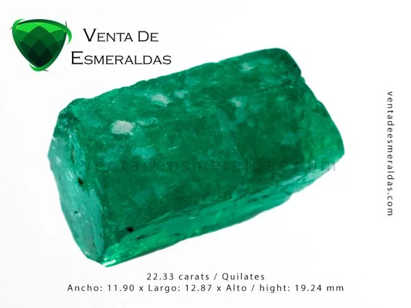 esmeralda en bruto , rough colombian emerald