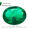 esmeralda ovalada colombian emerald