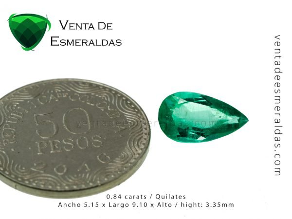 esmeralda talla lagrima con precio emerald pear