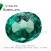 esmeralda talla ovalada colombian emerald shape oval