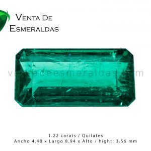 esmeralda canutillo de 1.22 quilates gota de aceite (2) esmeralda canutillo de 1.22 quilates gota de aceite