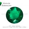 esmeralda colombiana talla redonda colombian emerald cut round
