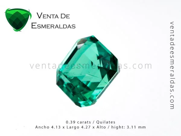 esmeralda de colombia talla cuadrada colombian emerald esmeraldas bogota