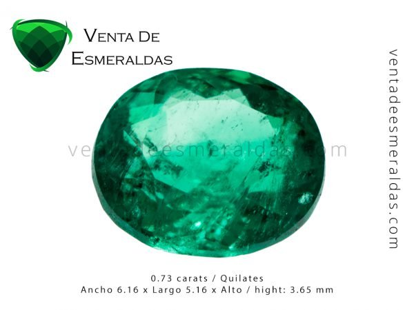 esmeralda talla ovalada colombian emerald oval cut