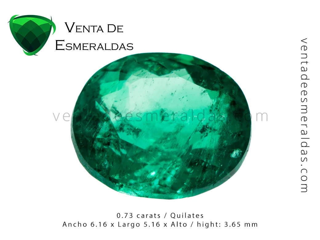 esmeralda talla ovalada colombian emerald oval cut