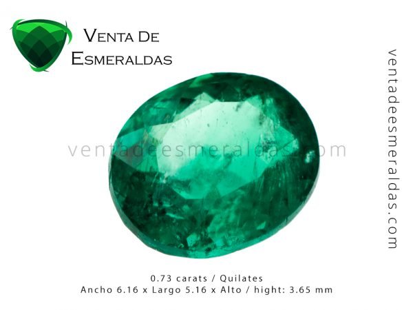 esmeralda talla ovalada colombian emerald oval cut