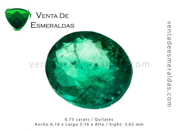 esmeralda talla ovalada colombian emerald oval cut