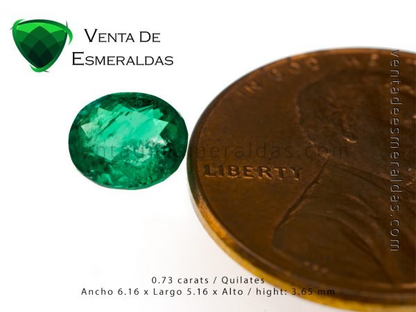 esmeralda talla ovalada colombian emerald oval cut