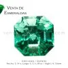 esmeralda colombiana talla cuadrada colombian emerald