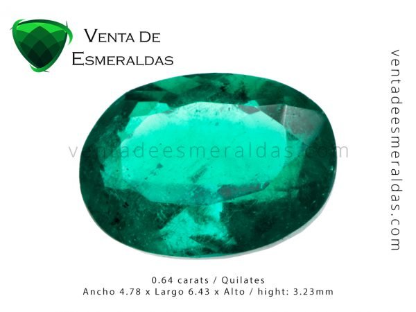 esmeralda colombiana talla ovalada colombian emerald