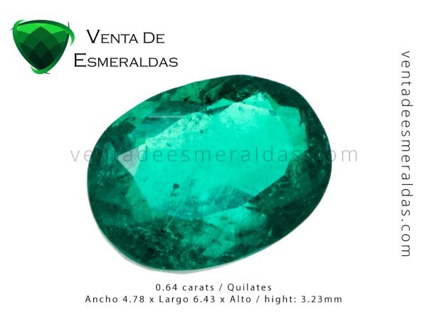 esmeralda colombiana talla ovalada colombian emerald