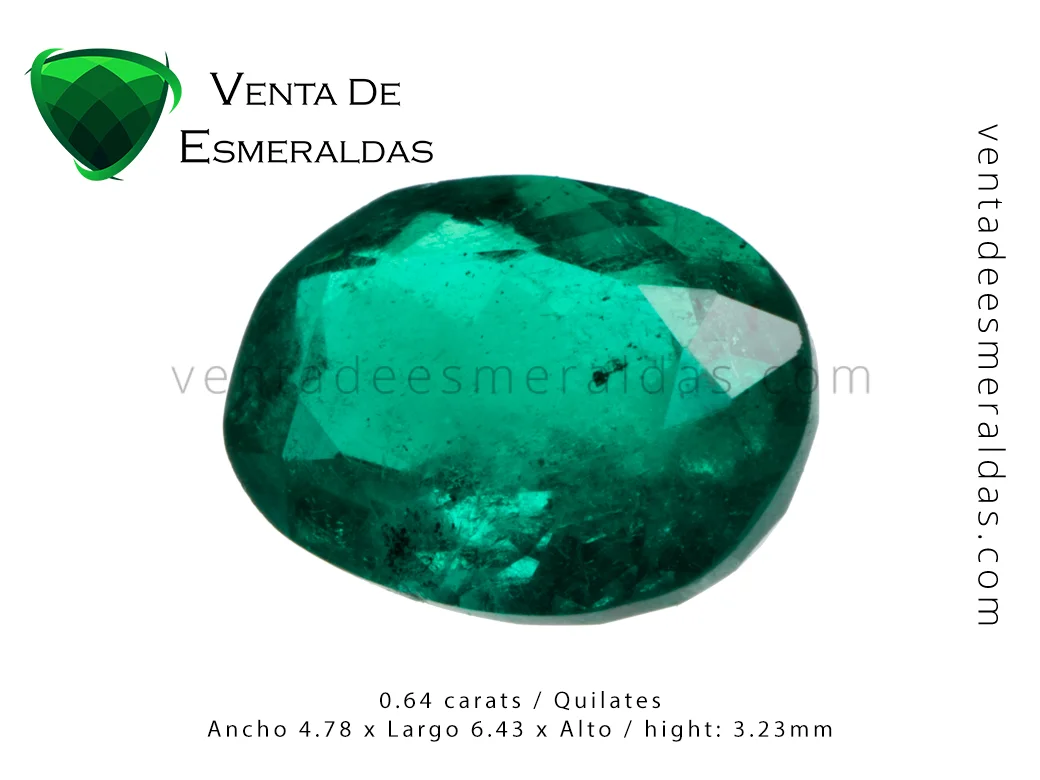 esmeralda colombiana talla ovalada colombian emerald