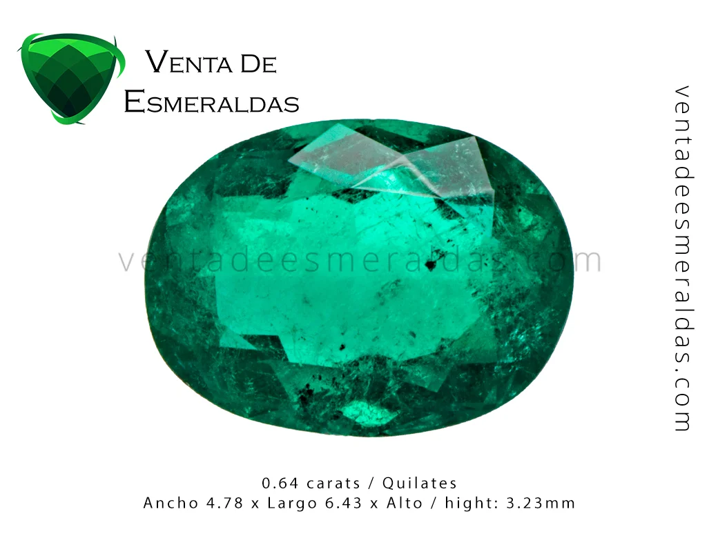 esmeralda colombiana talla ovalada colombian emerald