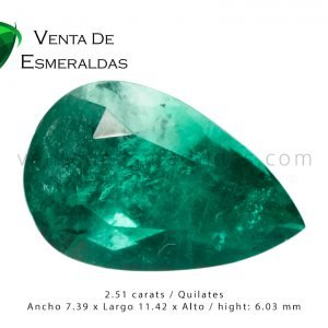 esmeralda colombiana talla pera esmeralda colombiana talla pera