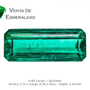 esmeraldas colombianas canutillo de 0.83 kilates colombian emerald esmeraldas colombianas canutillo de 0.83 kilates colombian emerald
