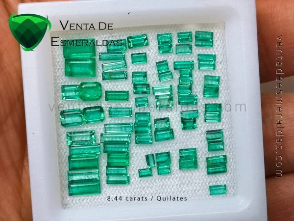 lote de esmeraldas colombianas emerald lot