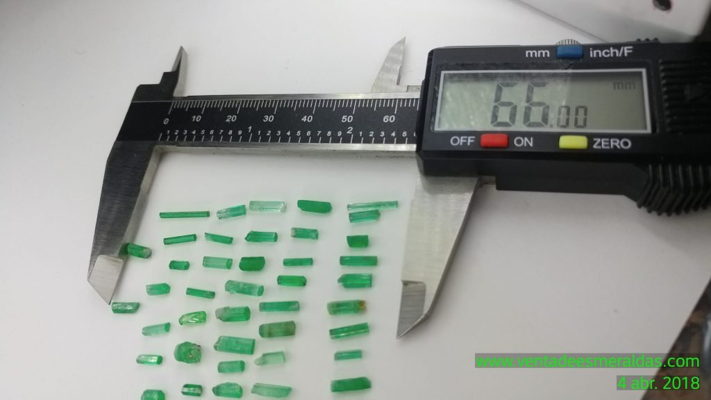lote de esmeraldas colombianas emerald lot
