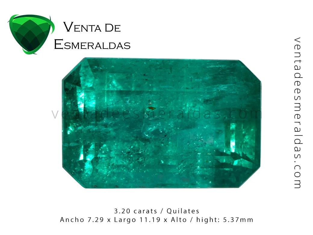 esmeralda colombiana de 3 quilates colombian emerald 3 carats