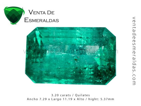 esmeralda colombiana de 3 quilates colombian emerald 3 carats