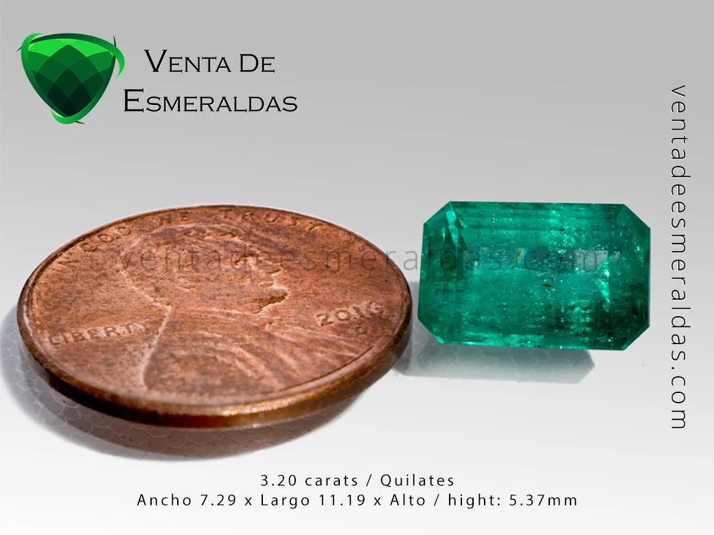 esmeralda colombiana de 3 quilates colombian emerald 3 carats
