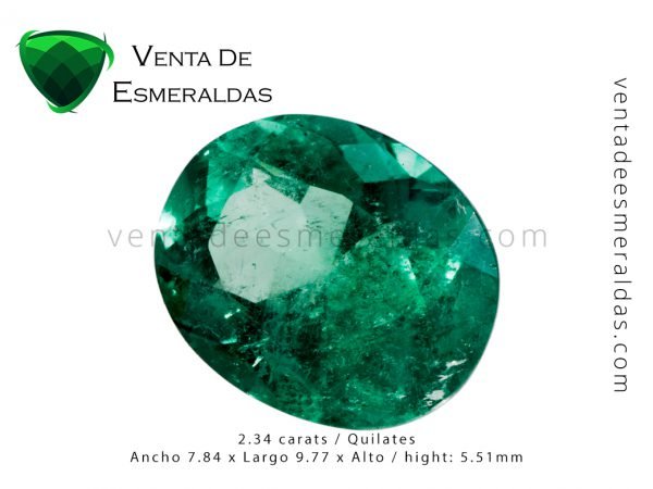 esmeralda talla ovalada oval emerald