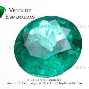 esmeralda colombiana talla redonda de 1,08 quilates de las minas de muzo boyaca esmeralda colombiana talla redonda de 1,08 quilates de las minas de muzo boyaca