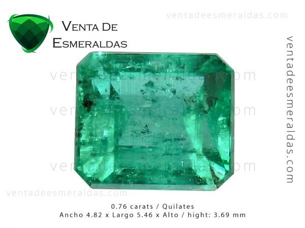 esmeralda rectangular de 0.76 quilates de muzo colombia colombian emeralds 3