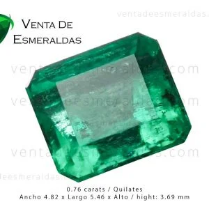 esmeralda rectangular de 0.76 quilates de muzo colombia colombian emeralds 524 esmeralda rectangular de 0.76 quilates de muzo colombia colombian emeralds