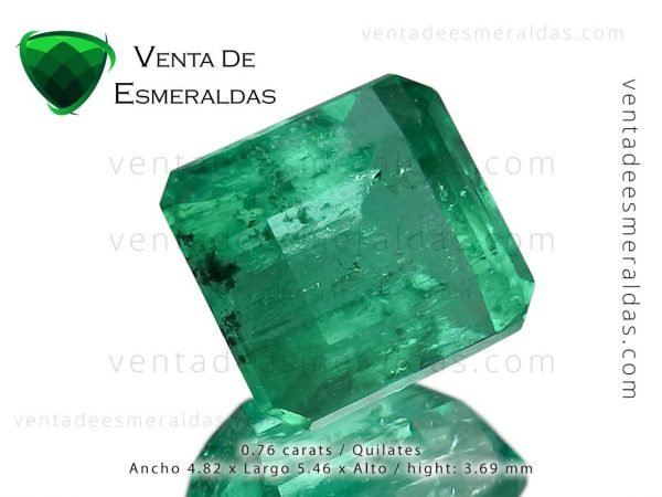 esmeralda rectangular de 0.76 quilates de muzo colombia colombian emeralds 3