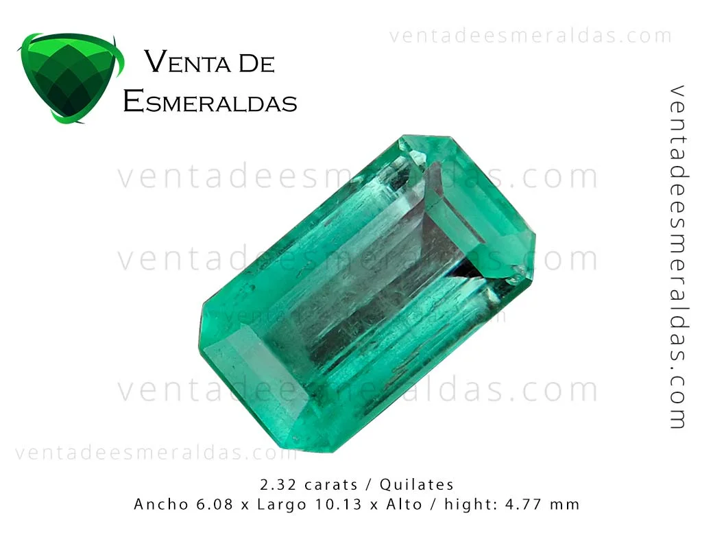 colombian emerald 2.32 carats esmeralda colombiana de muzo