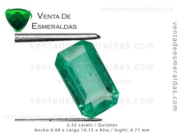 colombian emerald 2.32 carats esmeralda colombiana de muzo