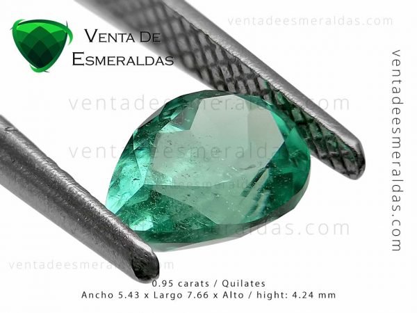 colombian emerald pear tear esmeralda colombiana de muzo (1)