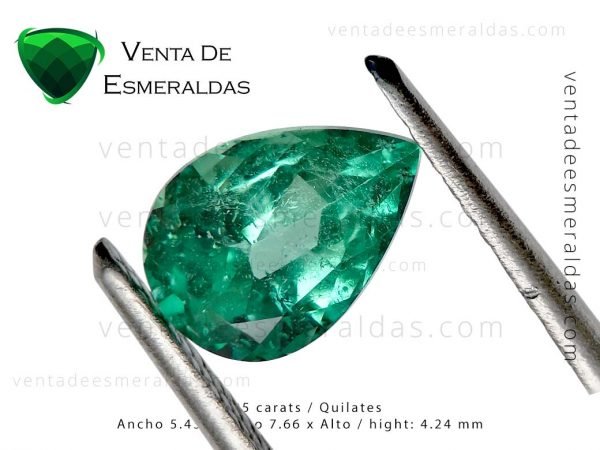 colombian emerald pear tear esmeralda colombiana de muzo (1)