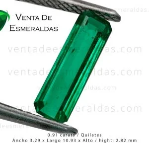 esmeralda canutillo de 0.91 quilates de calidad gota de aceite de muzo 2 esmeralda canutillo de 0.91 quilates de calidad gota de aceite de muzo 2