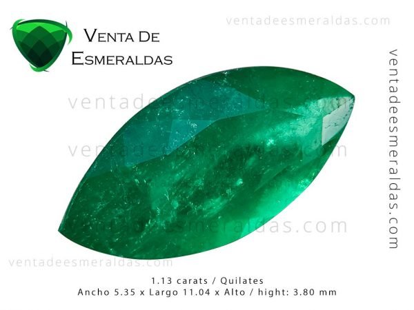 esmeralda muzo colombiana talla marquise