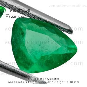 esmeralda de muzo talla triangular esmeralda de muzo talla triangular